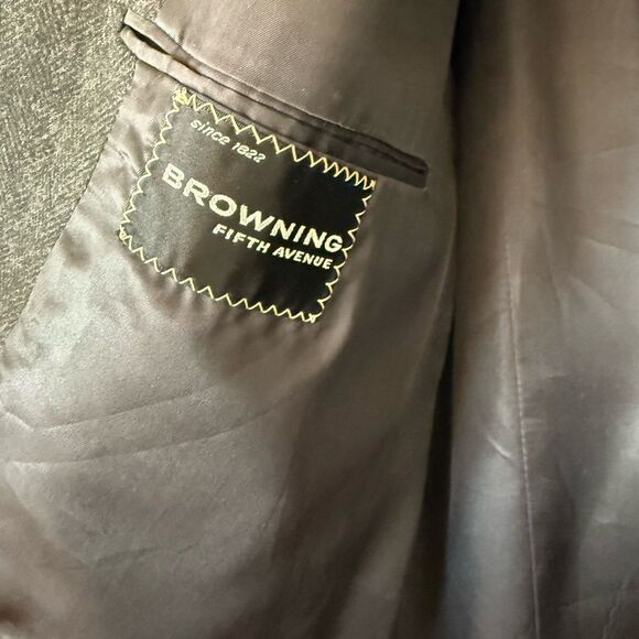 Men’s vintage dark gray pea coat - Picture 5 of 5